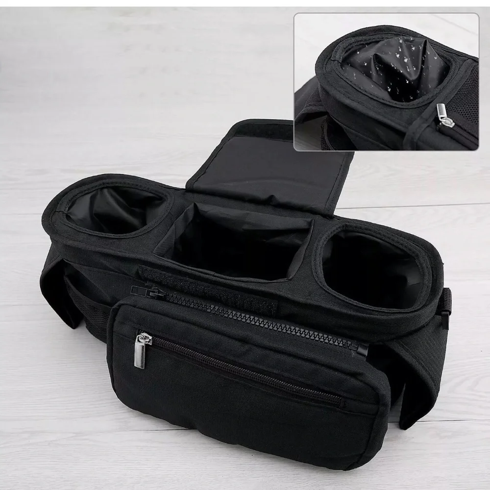 NEW baby universal stroller organizer black bag